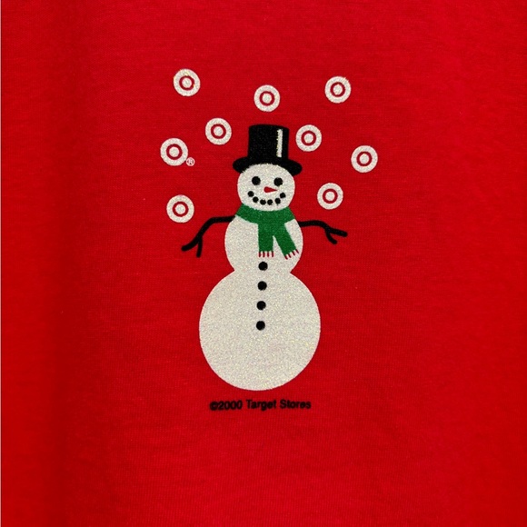 NWT Rare Target Snowman T-Shirt - Picture 2 of 6